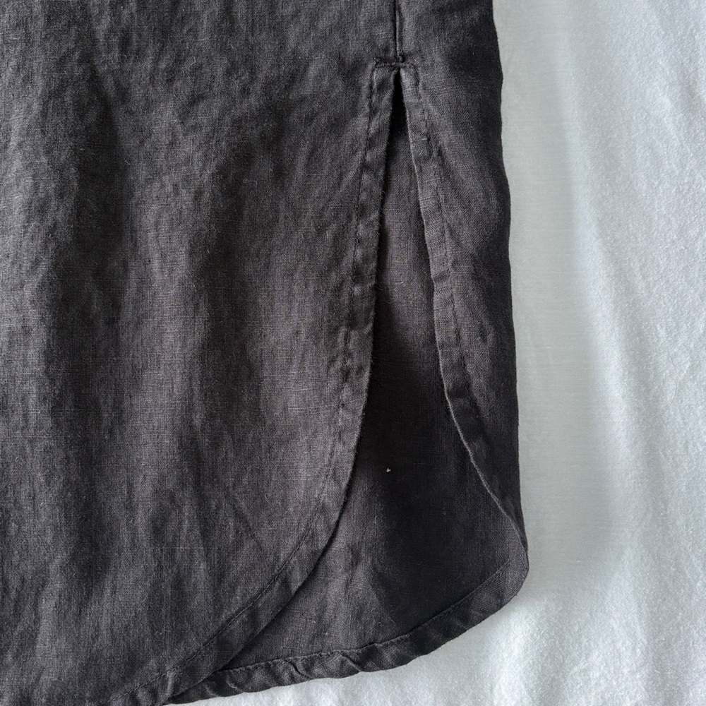 James Perse Black Midi Dress - Picture 8 of 13